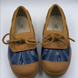 Ugg Duck boots women’s size 9 sn1989 brown / blue
